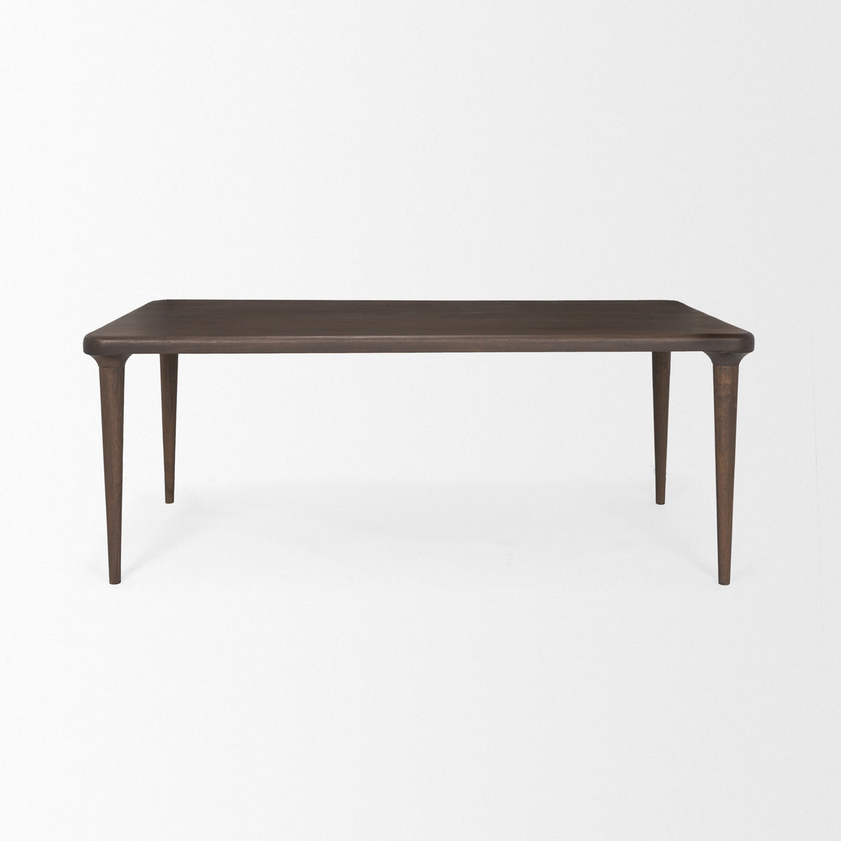 Suvan Medium-Dark Brown Rectangular Wood Dining Table by Mercana at Eve Furniture