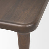 Suvan Medium-Dark Brown Rectangular Wood Dining Table by Mercana at Eve Furniture