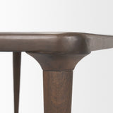 Suvan Medium-Dark Brown Rectangular Wood Dining Table by Mercana at Eve Furniture