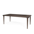 Suvan Medium Dark Brown Rectangular Wood Dining Table by Mercana at Eve Furniture