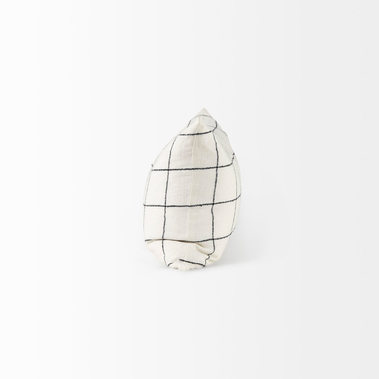 Suzanne White/Black Square Pattern Decorative Pillow Cover by Mercana at Eve Furniture