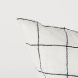 Suzanne White/Black Square Pattern Decorative Pillow Cover by Mercana at Eve Furniture