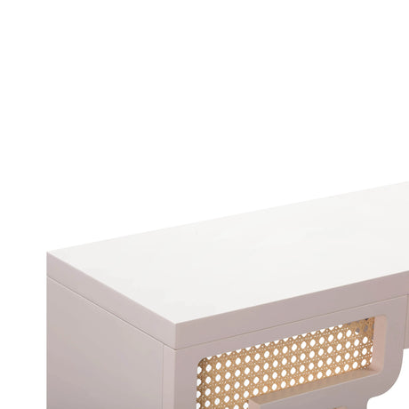 Suzie Rattan Console Table by TOV Furniture at Eve Furniture