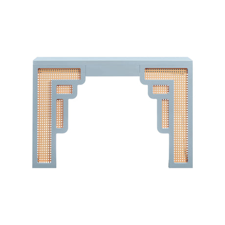 Suzie Rattan Console Table by TOV Furniture at Eve Furniture
