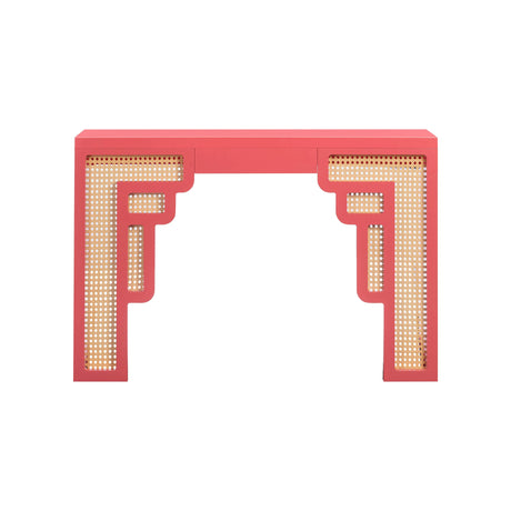 Suzie Rattan Console Table by TOV Furniture at Eve Furniture