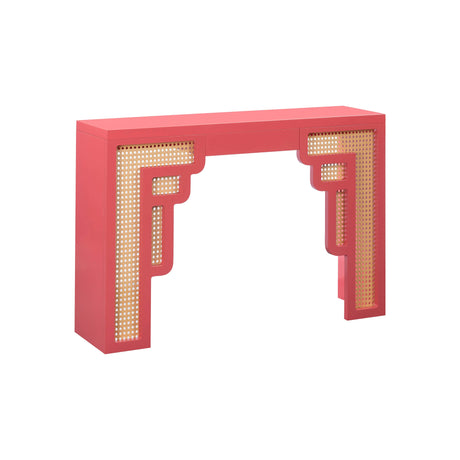 Suzie Rattan Console Table by TOV Furniture at Eve Furniture