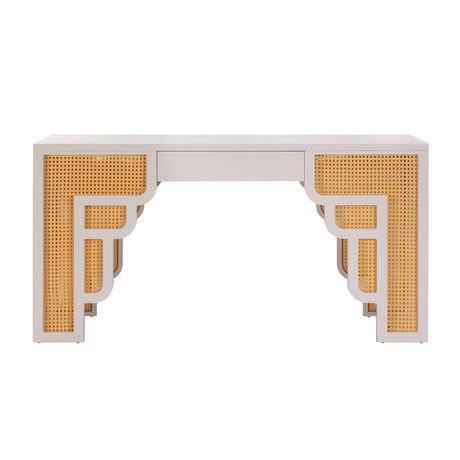Suzie Rattan Executive Desk by TOV Furniture at Eve Furniture