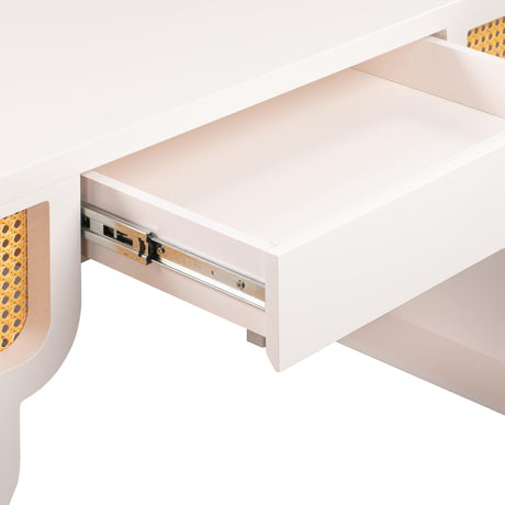 Suzie Rattan Executive Desk by TOV Furniture at Eve Furniture