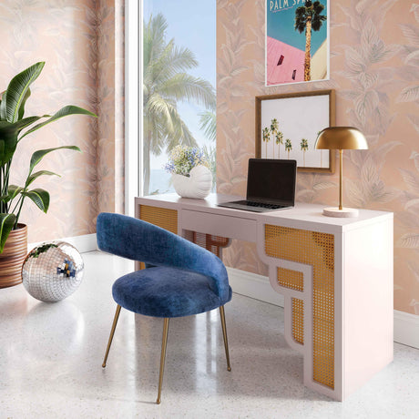 Suzie Rattan Executive Desk by TOV Furniture at Eve Furniture