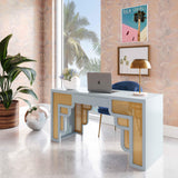 Suzie Rattan Executive Desk by TOV Furniture at Eve Furniture