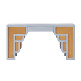 Suzie Rattan Executive Desk by TOV Furniture at Eve Furniture