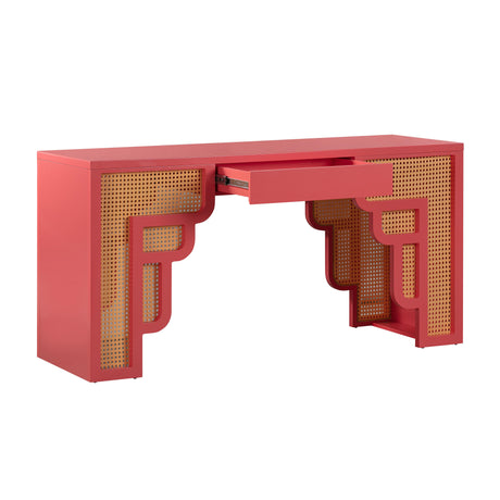 Suzie Rattan Executive Desk by TOV Furniture at Eve Furniture