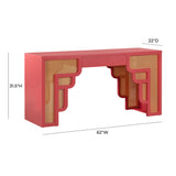 Suzie Rattan Executive Desk by TOV Furniture at Eve Furniture