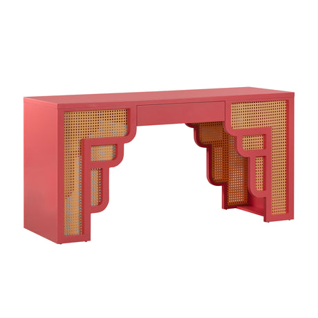 Suzie Rattan Executive Desk by TOV Furniture at Eve Furniture