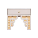 Suzie Rattan Nightstand by TOV Furniture at Eve Furniture