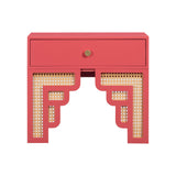 Suzie Rattan Nightstand by TOV Furniture at Eve Furniture