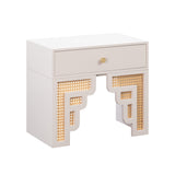 Suzie Rattan Nightstand by TOV Furniture at Eve Furniture