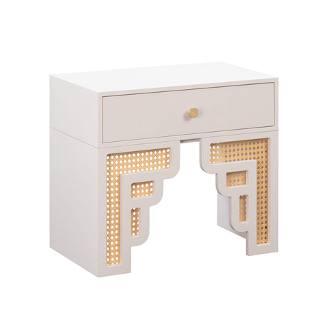 Suzie Rattan Nightstand by TOV Furniture at Eve Furniture