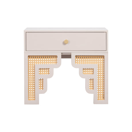 Suzie Rattan Nightstand by TOV Furniture at Eve Furniture