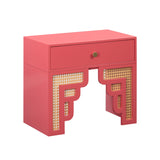 Suzie Rattan Nightstand by TOV Furniture at Eve Furniture