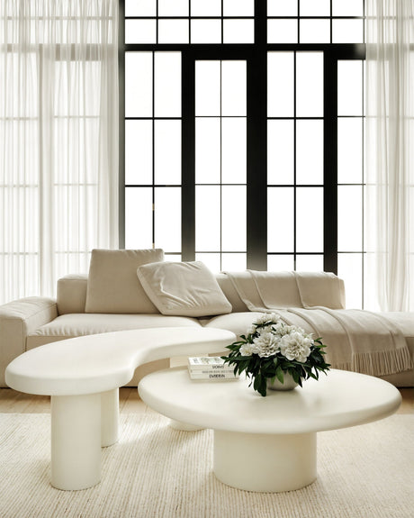 Sven Rice Tall Wooden Coffee Table by Modus Furniture at Eve Furniture