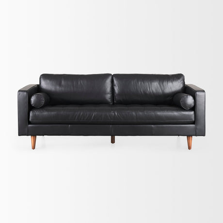 Svend Sofa In Black by Mercana at Eve Furniture