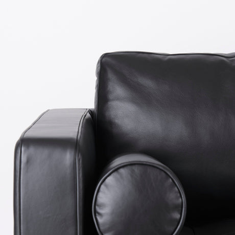 Svend Sofa In Black by Mercana at Eve Furniture