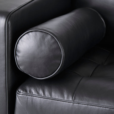 Svend Sofa In Black by Mercana at Eve Furniture