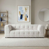 Swain Modern Beige Boucle Sofa by Ashcroft Imports at Eve Furniture