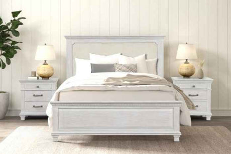Swanley Weathered Gray 5-Piece Queen Bedroom Set by Furniture of America at Eve Furniture