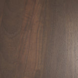 Swanson Dark Brown Wood Round Pedestal Dining Table by Mercana at Eve Furniture