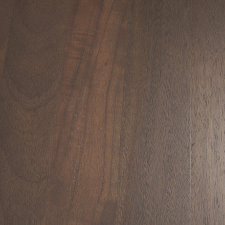 Swanson Dark Brown Wood Round Pedestal Dining Table by Mercana at Eve Furniture