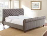 Swanson King Bed, Gray