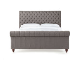 Swanson King Bed, Gray