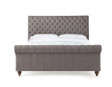 Swanson Queen Bed, Gray by Steve Silver at Eve Furniture