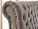 Swanson Queen Bed, Gray by Steve Silver at Eve Furniture