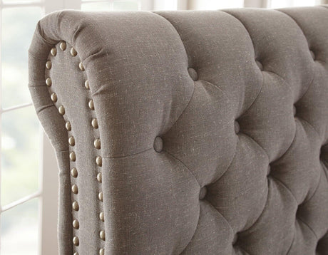 Swanson Queen Bed, Gray by Steve Silver at Eve Furniture