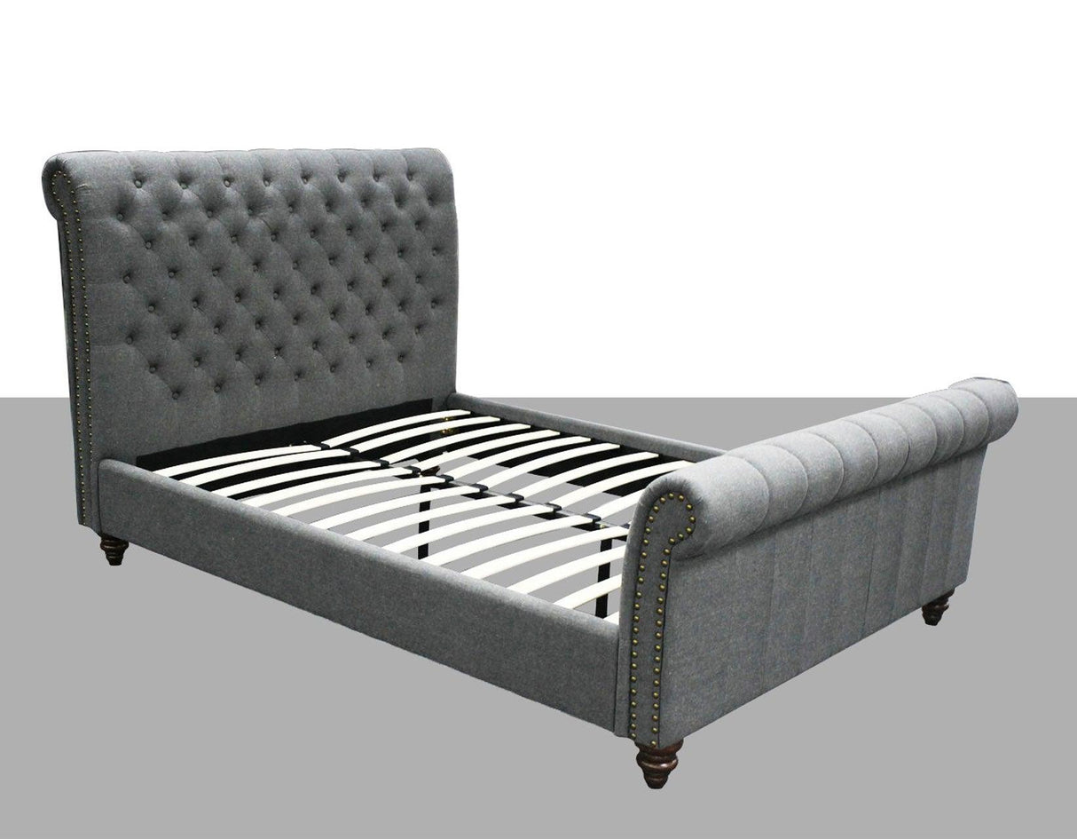 Swanson Queen Bed, Gray by Steve Silver at Eve Furniture