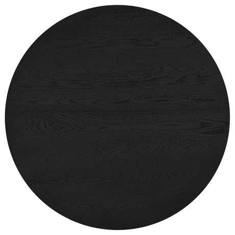 Sweeney Black 2-piece Round Wood Occasional Nesting Table Set by Coaster at Eve Furniture