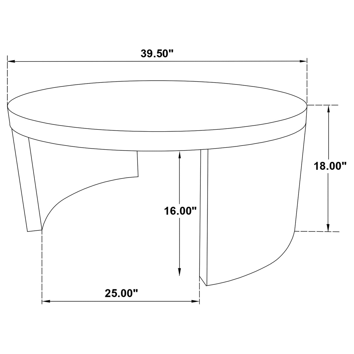 Sweeney Black 3-piece Coffee and End Occasional Table Set by Coaster at Eve Furniture