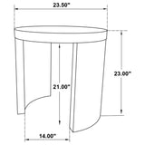 Sweeney Dark Walnut 2-piece Coffee and End Occasional Table Set by Coaster at Eve Furniture