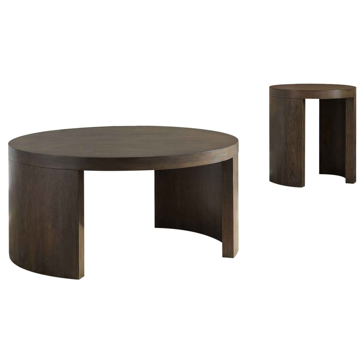 Sweeney Dark Walnut 2-piece Coffee and End Occasional Table Set by Coaster at Eve Furniture