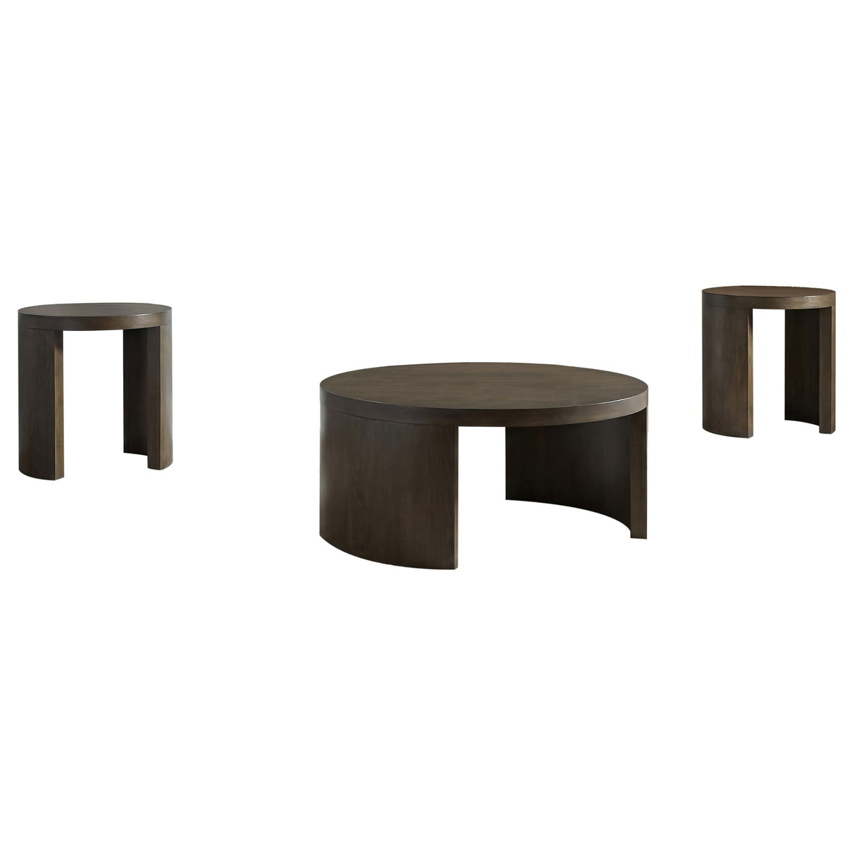 Sweeney Dark Walnut 3-piece Coffee and End Occasional Table Set by Coaster at Eve Furniture