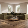Swift Dark Green Classic L Modular Sectional by Moe's Home at Eve Furniture
