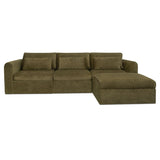 Swift Dark Green Lounge Modular Sectional by MOES at Eve Furniture