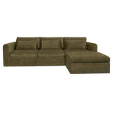 Swift Dark Green Lounge Modular Sectional by Moe's Home at Eve Furniture