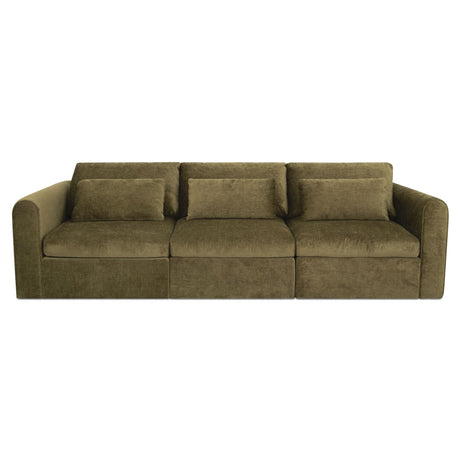 Swift Dark Green Modular Sofa by MOES at Eve Furniture