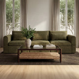 Swift Dark Green Modular Sofa by MOES at Eve Furniture