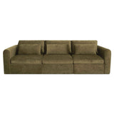 Swift Dark Green Modular Sofa by Moe's Home at Eve Furniture