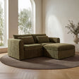 Swift Dark Green Nook Modular Sectional by Moe's Home at Eve Furniture